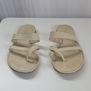 Katharine Page Tan Sandals. Size 39
